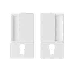 AGB - MUŠLE WAVE na posuvné dveře PZ WS - Bílá matná