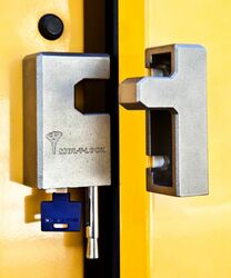 MTL -  Visací zámek HASP LOCK NP - Nikl perla