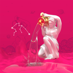 MTM360-01 MTM - KLÍČENKA - Zvěrokruh - Vodnář