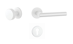 Klika na dveře AT - ARABIS - R 7S WS - Bílá matná