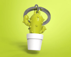 MTM104-01 MTM - KLÍČENKA - Kaktus zelený