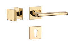 Klika na dveře AT - ERBA - HR 7S OLV PVD - Mosaz leštěná lakovaná PVD