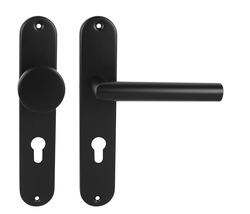 Klika na dveře MP - FAVORIT - SO BS - Černá matná