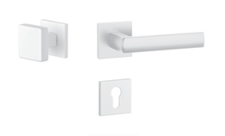 Klika na dveře AT - HOSTA - HR 7S WS - Bílá matná