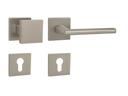 Klika na dveře MP - PRIMA - HR SQ6 NP - Nikl perla