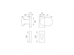 WA - MADLO FELIX - UR Zlatá (RAL 1036)