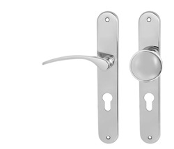 Klika na dveře MP - LAURA OC - Chrom lesklý