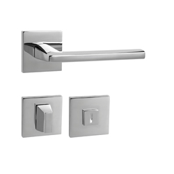 Klika na dveře MP - PRIMA - HR SQ6 OC - Chrom lesklý