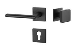 Klika na dveře AT - PRIMULA - HR 7S BS - Černá matná