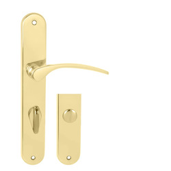 Klika na dveře MP - LAURA OLV - Mosaz leštěná lakovaná