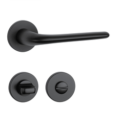 Klika na dveře AS - AZALIA - R 7S BS - Černá matná