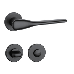 Klika na dveře AS - ORCHIDE - R 7S BS - Černá matná