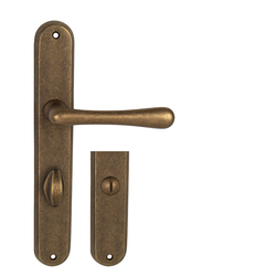 Klika na dveře NI - ELEGANT OBMP - Staromosaz matný lak