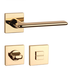 Klika na dveře AS - LILA - HR 7S OLV - Mosaz leštěná lakovaná