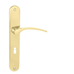 Klika na dveře MP - LAURA OLV - Mosaz leštěná lakovaná