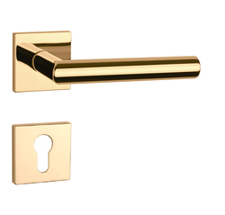 Klika na dveře AT - ARABIS - HR 7S OLV PVD - Mosaz leštěná lakovaná PVD