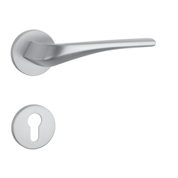 Klika na dveře AS - DALIA - R 7S OCS - Chrom broušený