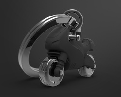 MTM946 MTM - KLÍČENKA - Motorka černá