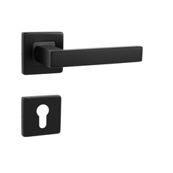 Klika na dveře MP - QUADRA - HR BS - Černá matná