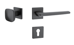 Klika na dveře AS - LUNARIA - HR 7S BS - Černá matná