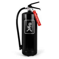 SN - HASICÍ PŘÍSTROJ 6 KG Černá lesklá / stříbrný lesklý emblém