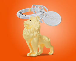 MTM354-01 MTM - KLÍČENKA - Zvěrokruh - Lev