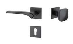 Klika na dveře AS - BERGENIA - HR 7S BS - Černá matná