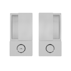 AGB - MUŠLE WAVE na posuvné dveře WC STM - Stříbrná matná