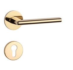 Klika na dveře AT - KALMIA - R 7S OLV PVD - Mosaz leštěná lakovaná PVD