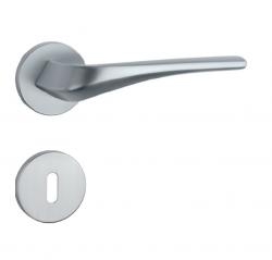 Klika na dveře AS - DALIA - R 7S OCS - Chrom broušený