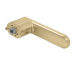 Klika na dveře s uzamykáním MPK - IMPRESSA SWITCH LOCK - OR OLS - Mosaz broušená