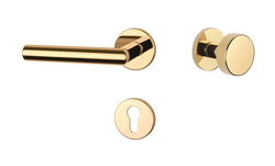 Klika na dveře AT - ARABIS - R 7S OLV PVD - Mosaz leštěná lakovaná PVD