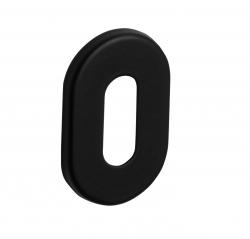 Rozeta ke klice VM - ROZETA - 4UOR BS - Černá matná (18)