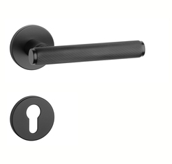 Klika na dveře AS - KERRIA - R 7S BS - Černá matná