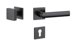 Klika na dveře AT - HOSTA - HR 7S BS - Černá matná