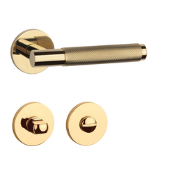 Klika na dveře AT - MOLINIA - R 7S OLV PVD - Mosaz leštěná lakovaná PVD