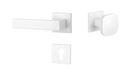 Klika na dveře AS - PINA - HR 7S WS - Bílá matná