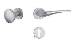 Klika na dveře AS - DALIA - R 7S OCS - Chrom broušený