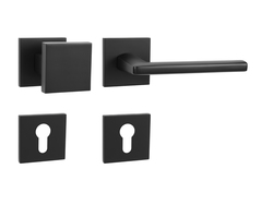 Klika na dveře MP - PRIMA - HR SQ6 BS - Černá matná