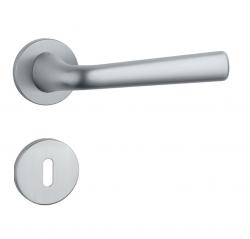 Klika na dveře AS - TULIPA - R 7S OCS - Chrom broušený