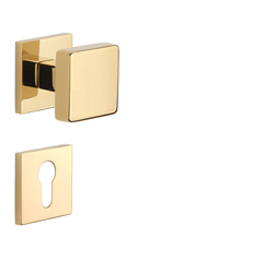 Madlo na dveře AT - MADLO MORA - HR 7S OLV PVD - Mosaz leštěná lakovaná PVD