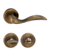 Klika na dveře TI - LEA - R 1948 OGS - Bronz česaný matný (77)