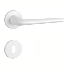 Klika na dveře AS - AZALIA - R 7S WS - Bílá matná