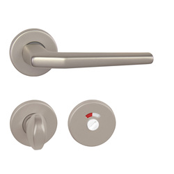 Klika na dveře BA - LUCIA - R F8 - Nikl matný