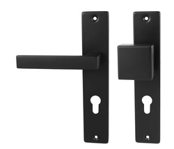 Klika na dveře MP - QUADRA - SH BS - Černá matná