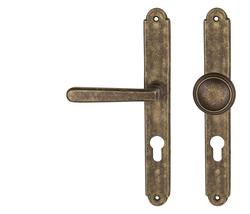 Klika na dveře NI - ALT WIEN Štít OBA - Antik bronz