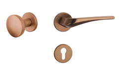 Klika na dveře AS - DALIA - R 7S CUM PVD - Měď matná PVD