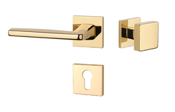 Klika na dveře AT - ERBA - HR 7S OLV PVD - Mosaz leštěná lakovaná PVD