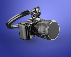 MTM071 MTM - KLÍČENKA - Fotoaparát černý