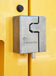 MTL -  Visací zámek HASP LOCK NP - Nikl perla